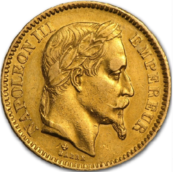 Moneta d’oro Napoleone III